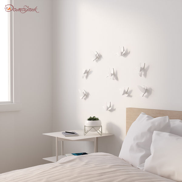 Декор для стен Hummingbird 9 элементов белый - фото 2