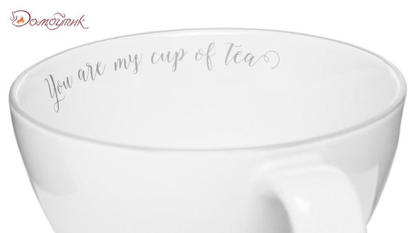 Чашка чайная «I love my tea» Cafe, белая,700 мл,  SagaForm  - фото 3