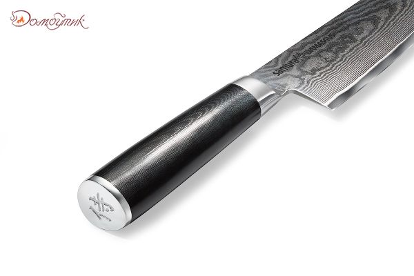 Нож кухонный "Samura DAMASCUS" накири 167 мм, G-10, дамаск 67 слоев - фото 2