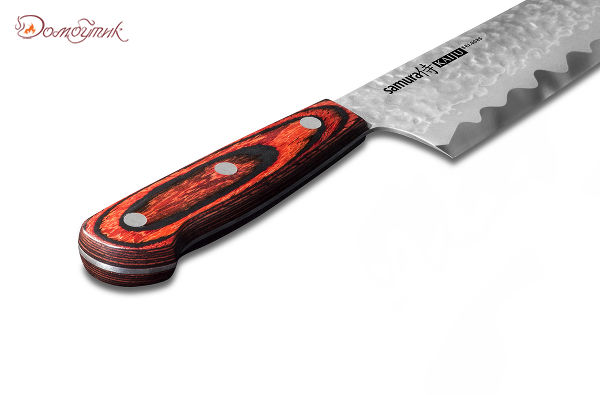 Нож кухонный "Samura KAIJU" Шеф 210 мм, AUS-8, дерево - фото 3