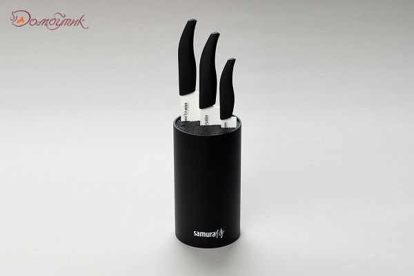 Подставка универсальная для ножей "Samura", 180мм, пластик (черная) - фото 3