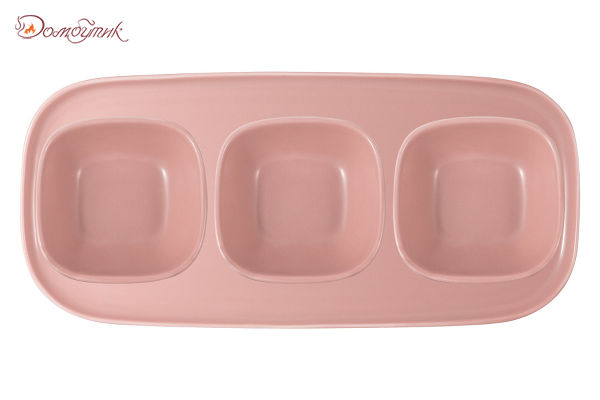 Набор Форма розовый: тарелка + 3 салатника , Maxwell & Williams - фото 2
