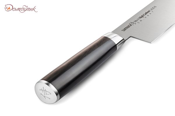 Нож кухонный "Samura Mo-V" Гранд Шеф 240 мм, G-10 - фото 3