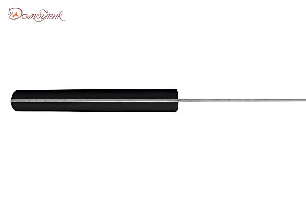 Нож кухонный "Samura SHADOW" накири с покрытием Black-coating 170 мм, AUS-8, ABS пластик - фото 3