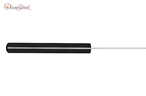 Нож кухонный "Samura SHADOW" слайсер с покрытием Black-coating 196 мм, AUS-8, ABS пластик - фото 3