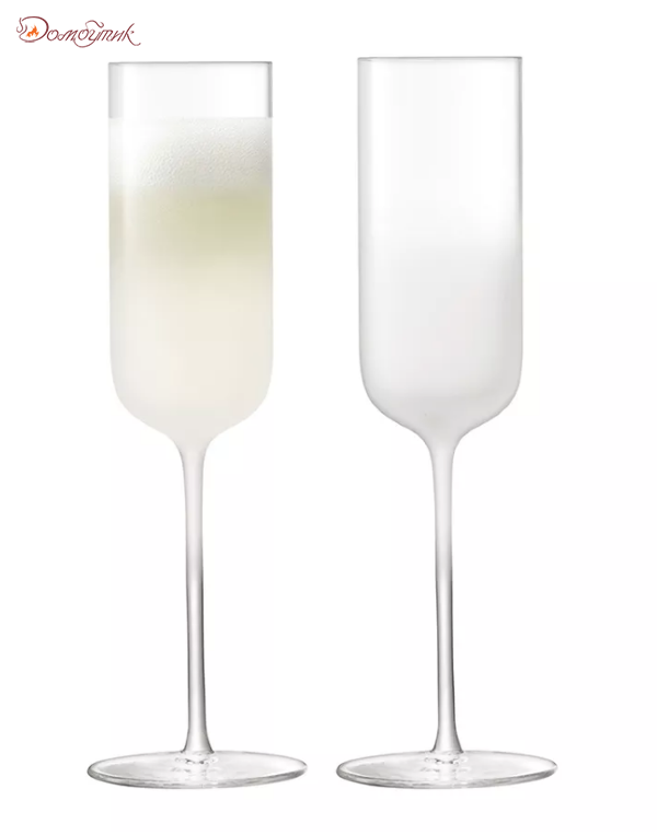 Набор из 2 бокалов-флейт для шампанского" Mist ", 225 мл - фото 2