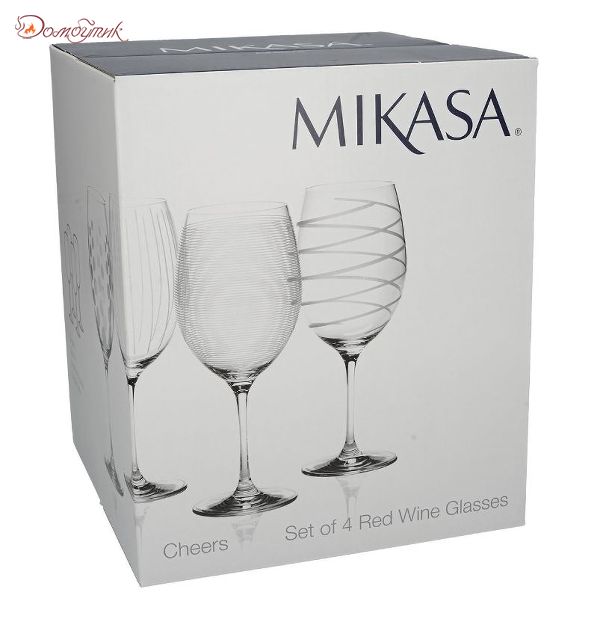 Фужеры для красного вина 450мл, набор 4 шт, Mikasa  - фото 2