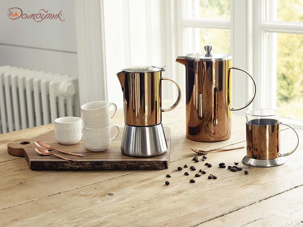 Набор 2 стаканов с подстаканниками 200 мл, La Cafetiere - фото 2