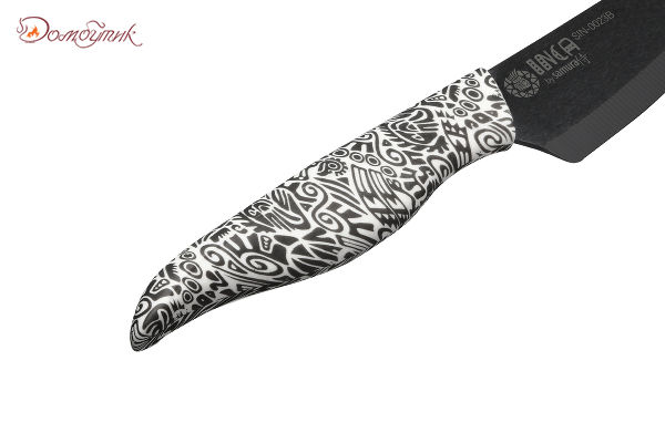 Нож кухонный "Samura Inca" универсальный 155 мм, чёрная циркониевая керамика - фото 3