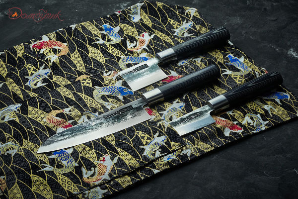 Набор из 3 кухонных ножей "Samura SUPER 5" (23, 43, 95)  - фото 6