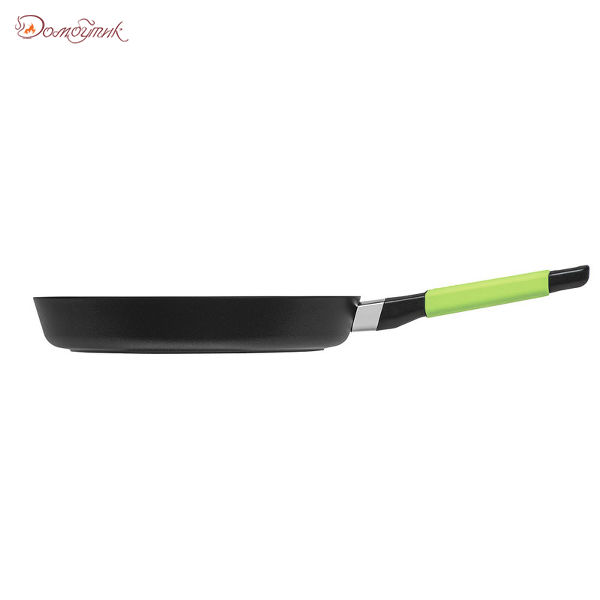 Сковорода 20 см индукционная с зеленой силиконовой ручкой,  SQUALITY - фото 3