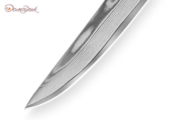 Нож кухонный "Samura DAMASCUS" обвалочный 165 мм, дамаск 67 слоев - фото 4