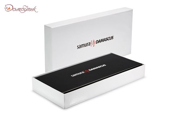 Набор из 3 ножей "Samura DAMASCUS" в подарочной коробке (10, 21, 85), дамаск 67 слоев - фото 7