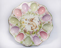 Тарелка для яиц "Пятнистый заяц" 30,5 см - фото 1