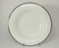 Тарелка суповая "Серебряная вышивка" 24 см - фото 1
