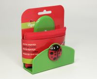 Губка для мытья посуды на подставке "Ladybug" - фото 1