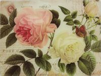 Доска стеклянная "Сад роз" - фото 1