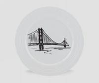 Тарелка акцентная "Аллея Тин-Кен. Сан-Франциско" 23 см - фото 1