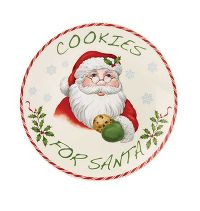 Тарелка 23см "Печенье для Деда Мороза" - фото 1