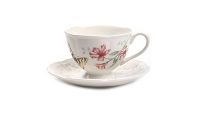 Чашка чайная с блюдцем  "Бабочки на лугу" "Бабочка-Парус", 240 мл, Lenox - фото 1