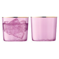 Набор из 2 стаканов Sorbet 310 мл розовый - фото 1