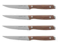 4пр Набор ножей для стейка с деревянной ручкой Ron - фото 1