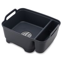 Контейнер для мытья посуды Wash&amp;Drain™ тёмно-серый - фото 1