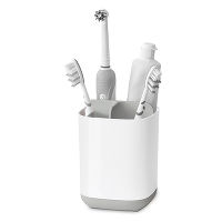 Органайзер для зубных щеток EasyStore белый-серый - фото 1