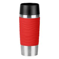 Термокружка TRAVEL MUG WAVES красная,EMSA - фото 1