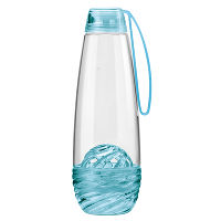 Бутылка для фруктовой воды H2O голубая - фото 1