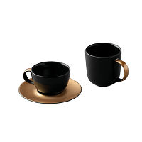 Набор для кофе и чая чёрный, BergHOFF - фото 1