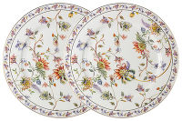 Набор обеденных тарелок" Флора" (белая) 26,5 см, 2 шт ,Anna Lafarg Primavera - фото 1