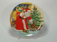 Тарелка "Рождественская ель. Санта" 23 см - фото 1