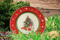 Тарелка 21 см Christmas world Bordo, Repast - фото 1