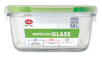 Контейнер квадратный SNIPS 800мл, стекло, зелёный - фото 3