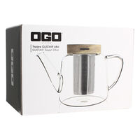 Чайник заварочный OGO Gustave с фильтром, 680мл, стекло - фото 4