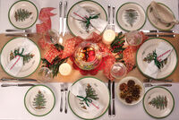 Набор из 4 тарелок закусочных Spode Рождественская ель 20 см - фото 3