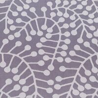 Дорожка из хлопка фиолетово-серого цвета с рисунком Спелая смородина, Scandinavian touch, 53х150см - фото 4