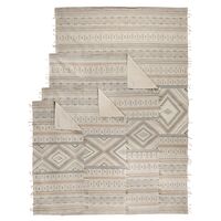 Ковер из хлопка, шерсти и джута с геометрическим орнаментом из коллекции Ethnic, 160х230 см - фото 2