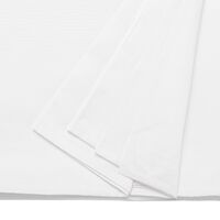 Скатерть жаккардовая белого цвета из хлопка с вышивкой из коллекции Essential, 180х180 см - фото 3