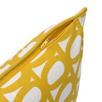 Чехол на подушку с принтом Twirl горчичного цвета из коллекции Cuts&Pieces, 30х50 см - фото 5