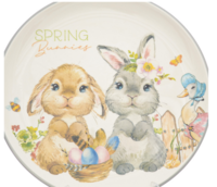 Тарелка Royal Classics Spring Bunnies 25,8*2,7 см - фото 4