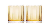 Набор стаканов для виски Krosno Сакред 250 мл, 2 шт, стекло, янтарный - фото 3