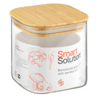 Банка для хранения Smart Solutions с крышкой из бамбука, 800 мл - фото 6