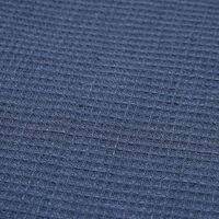 Набор из двух вафельных полотенец изо льна темно-синего цвета из коллекции Essential, 50х70 см - фото 8