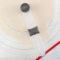 Нож-циркуль для нарезки теста Tovolo Д5-35 см, 4 насадки для разной кромки теста, пластик - фото 4