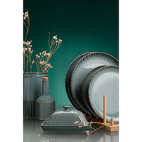 Набор из двух тарелок темно-серого цвета из коллекции Kitchen Spirit, 21 см - фото 2