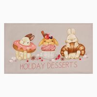 Набор в мешочке Этель Holiday desserts: полотенце 40х73 см, формочки для запекания - 3 шт - фото 3