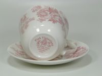 Чайная пара "Викторианская роза" (розовая) 500 мл - фото 5