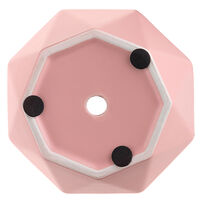 Горшок цветочный Rhombus, 13,5 см, матовый розовый - фото 3